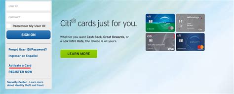 Citi Cards: Log In or Apply.
